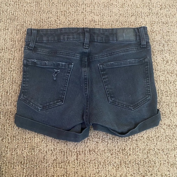 Black Jean Shorts - Picture 2 of 3